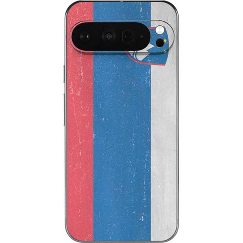 Slovenia Flag Distressed Pixel 9 Pro XL Skin